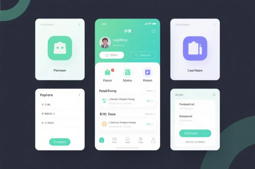 应用详情页面布局
